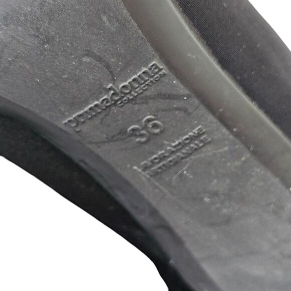 Primadonna Women's 36 Over-the-Knee Pointed Toe Tall Black Boots - Picture 11 of 16